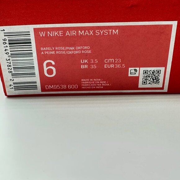Women's Nike Air Max SYSTM Pink Sneakers DM9538-600 Shoe Size 6 - Picture 12 of 12